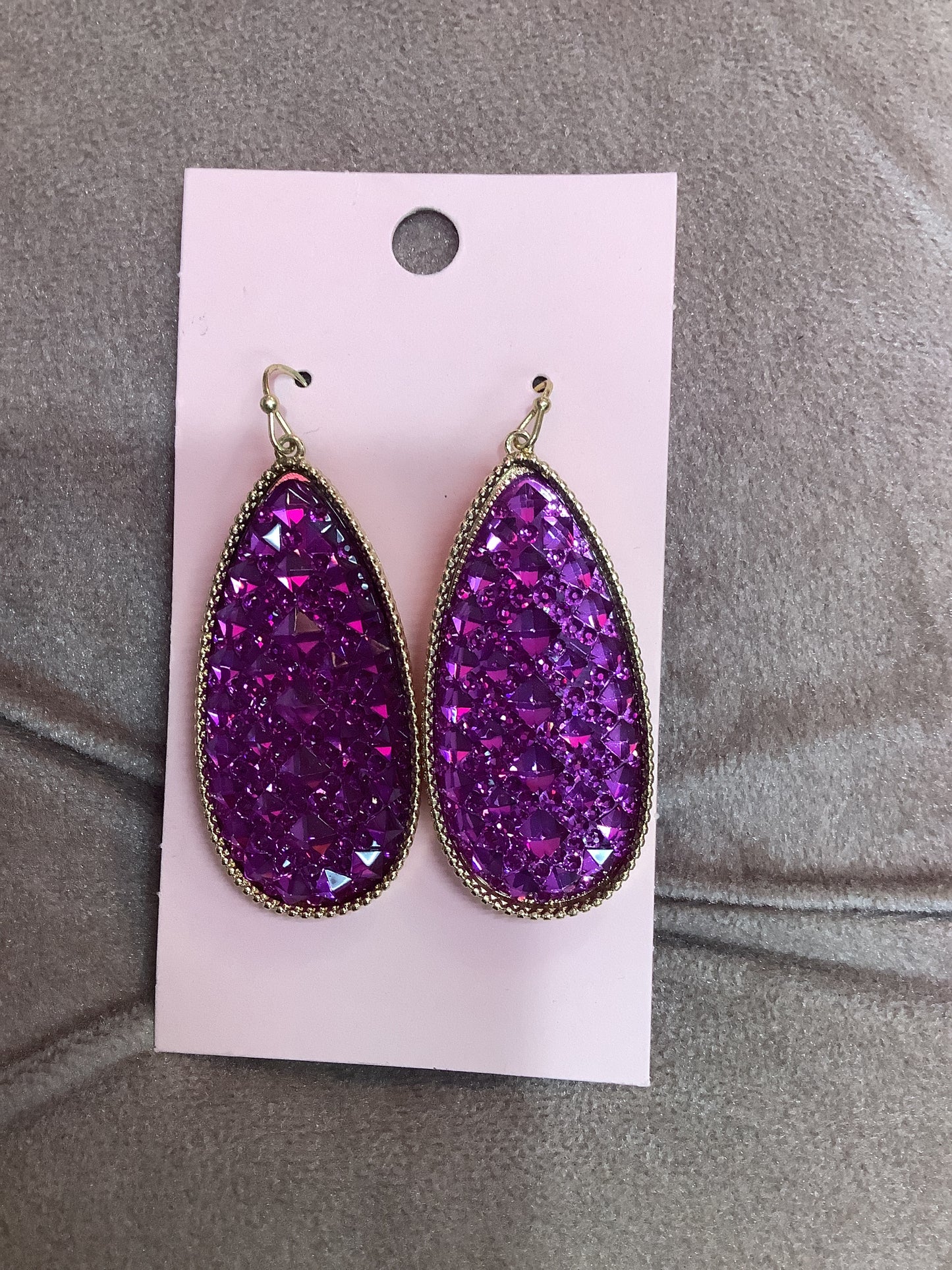 Purple Earrings