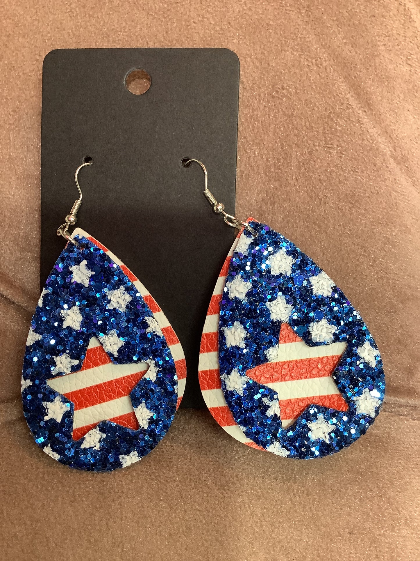 American Flag Earrings