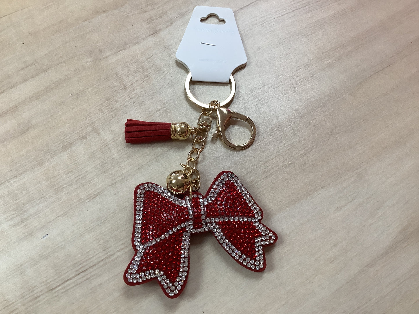Red Bow Keychain