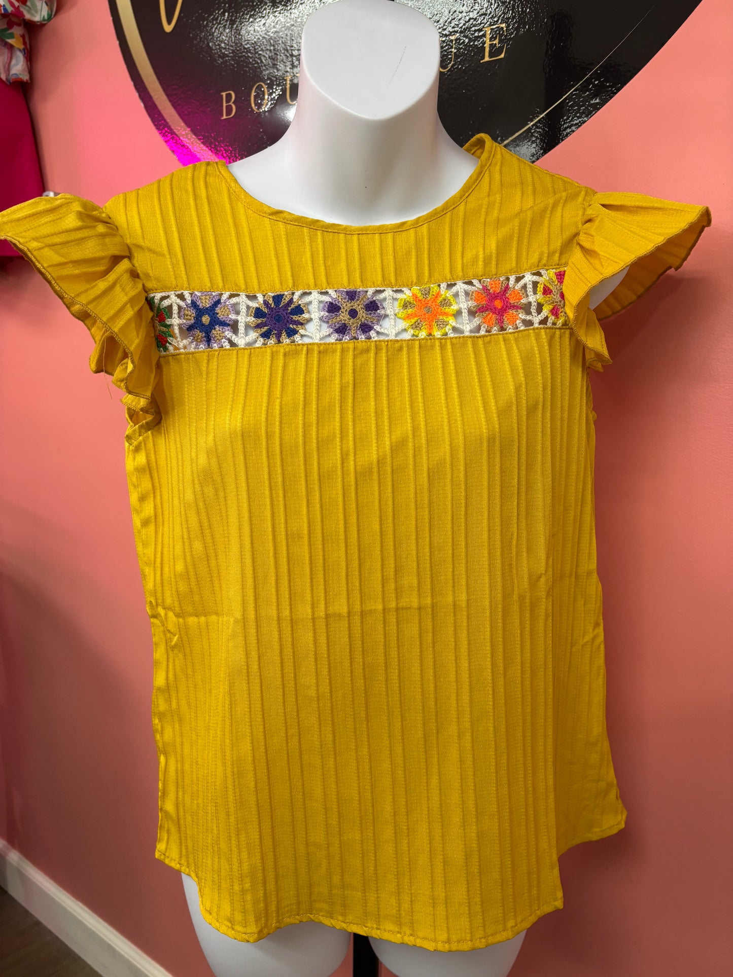 Mustard Floral Shirt
