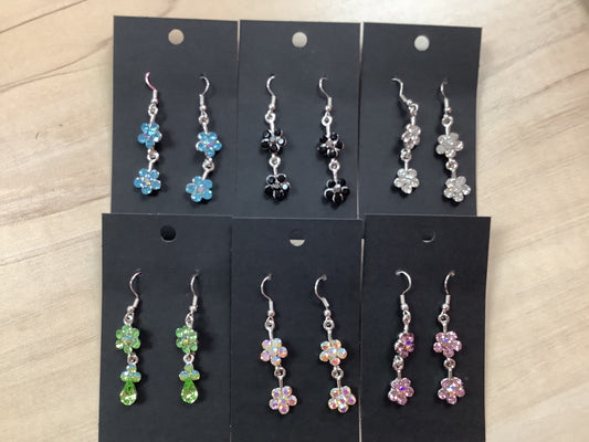 Flower Drop Earrings