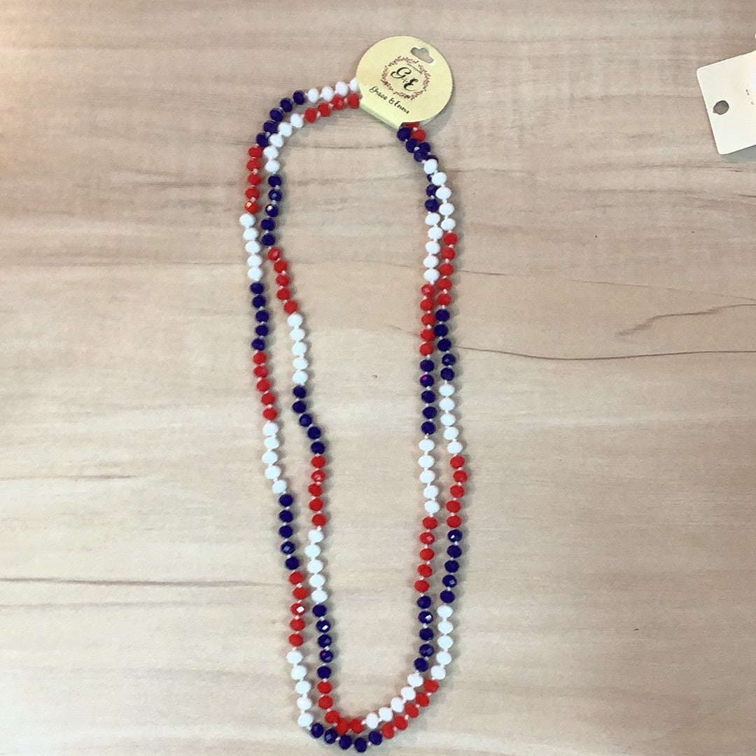4th of July necklace