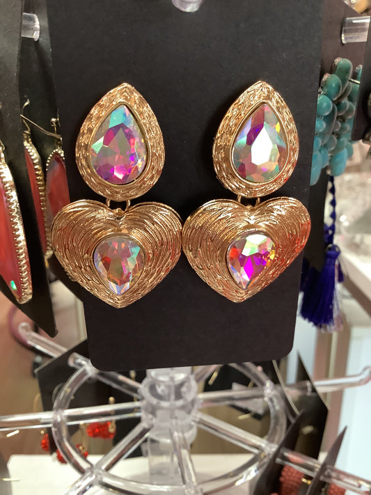 Gold Diamond Earrings