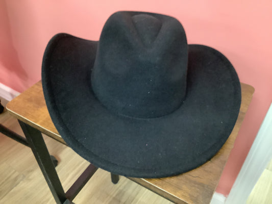 Cowgirl Black Felt Hat