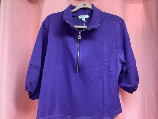 Half Zip Knit Top