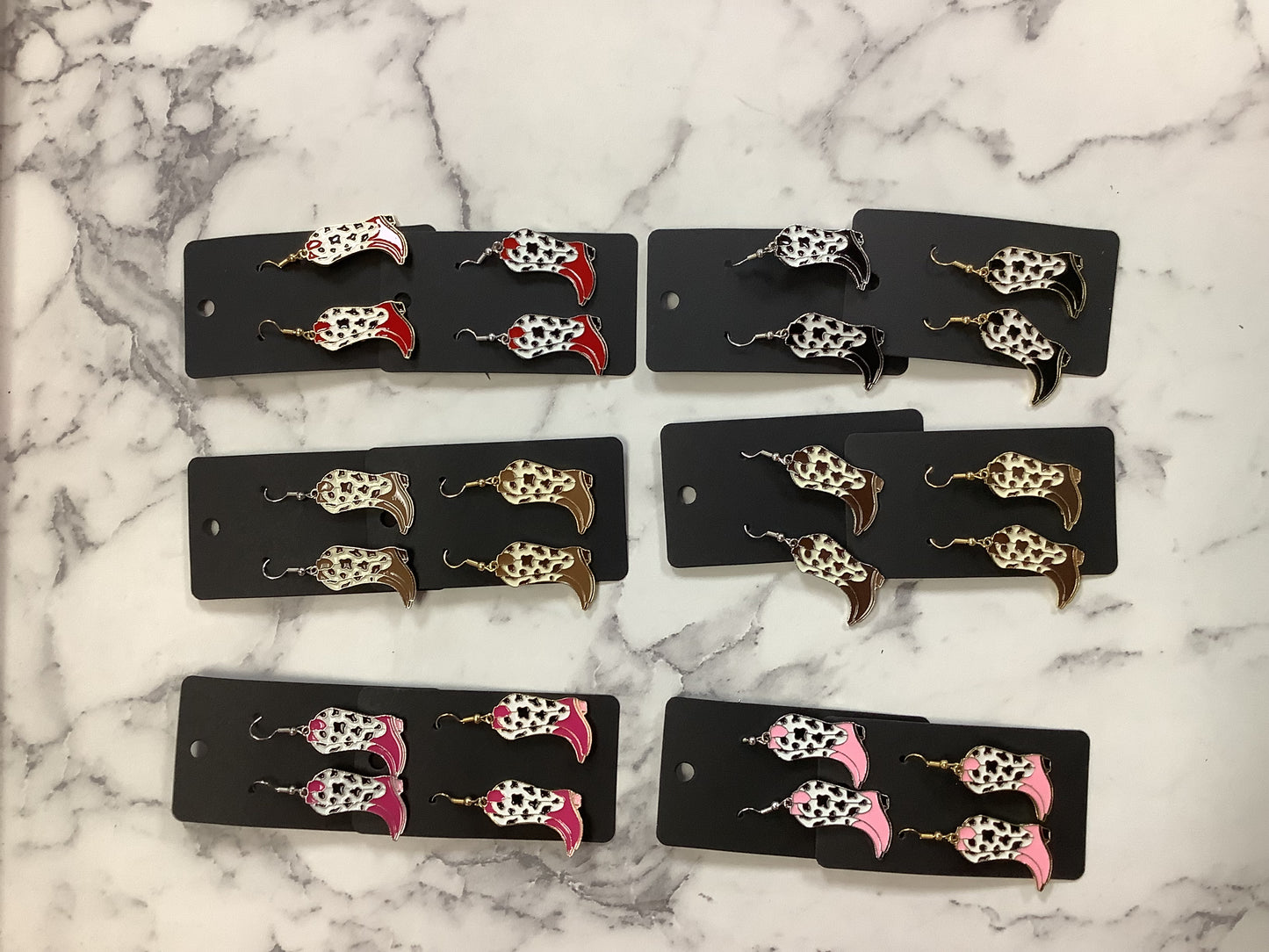 Western Boot Earrings