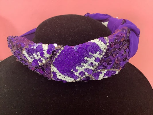 Sequin Purple Headband