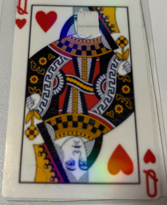 Queen of hearts card 