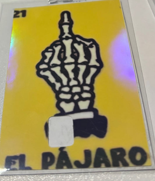 Loteria pajaro finger 