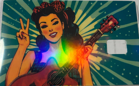 Rockabilly girl guitar 