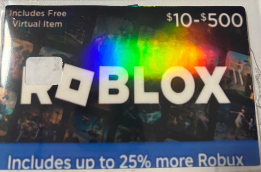 Roblox card
