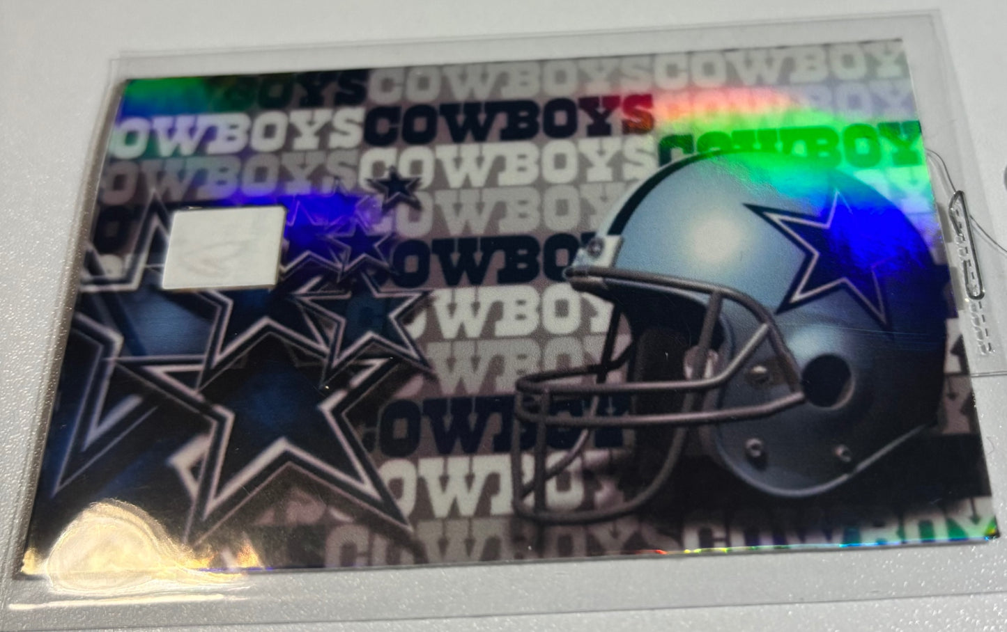 Cowboys helmet 