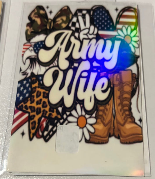 Army wife white 
