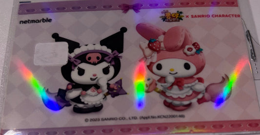Kuromi n melody pink purple 