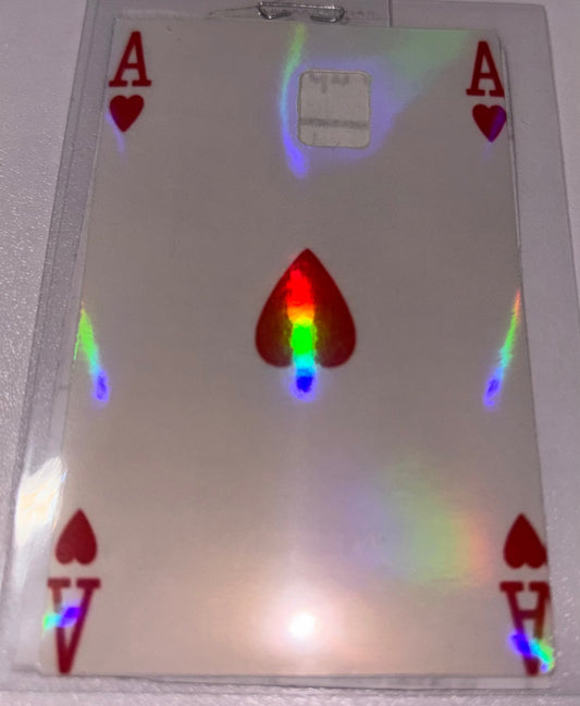 Ace of hearts playing card 