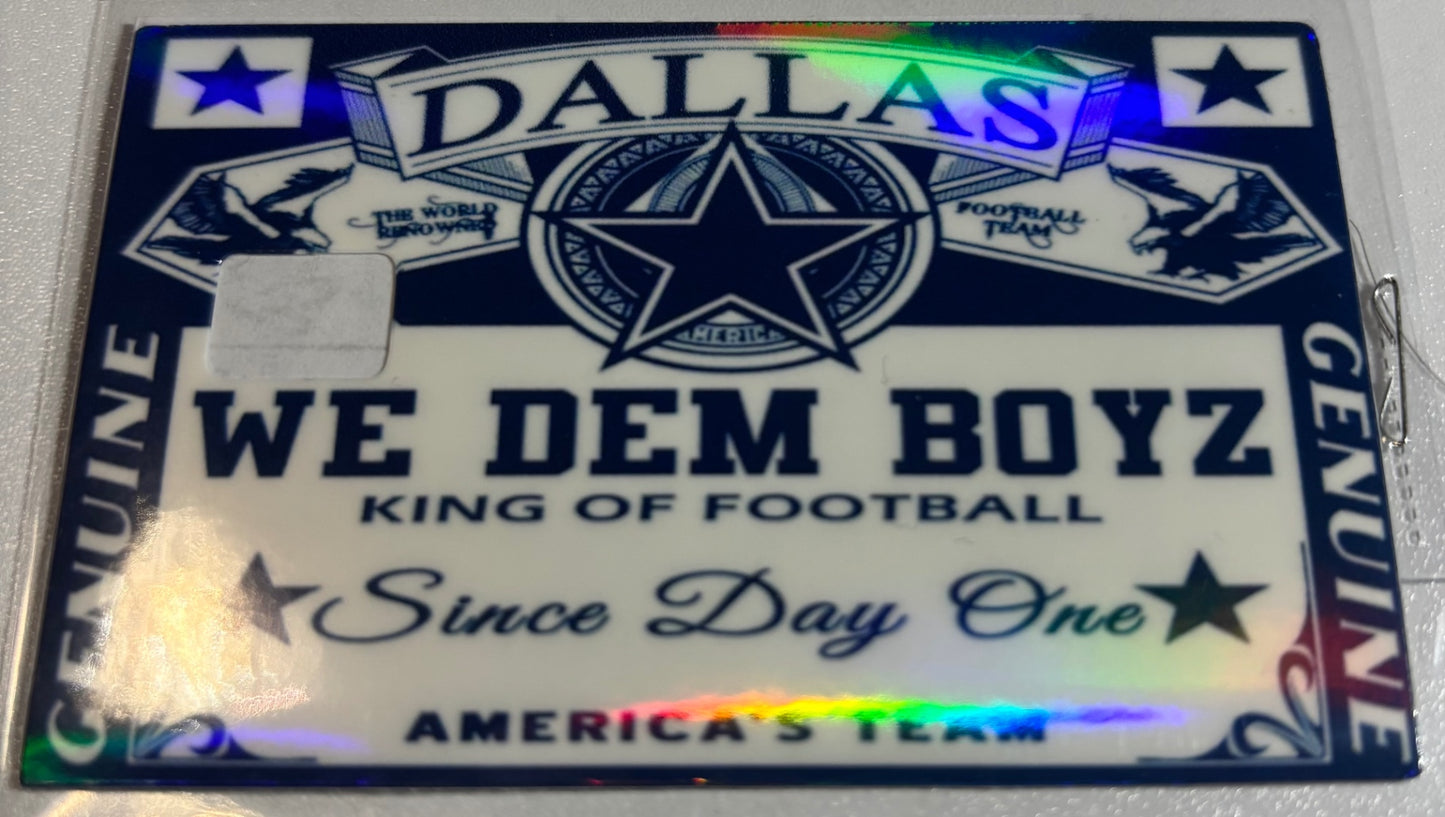 Cowboys beer can style 