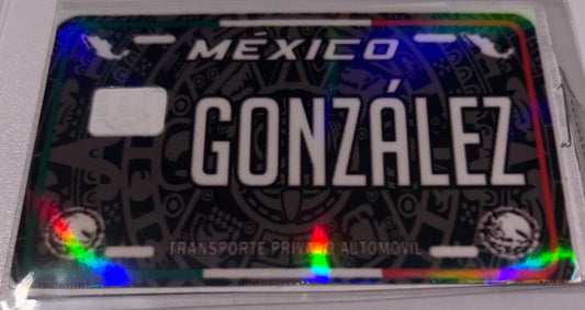 Gonzalez license plate 