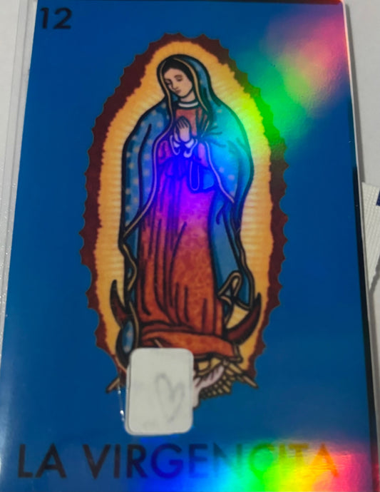 Virgin Mary blue 