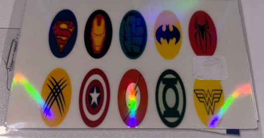 DC/Marvel logos 