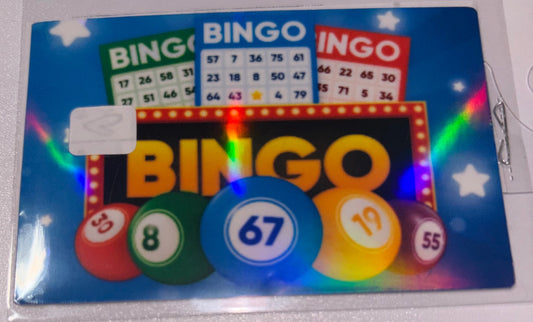 Bingo blue background 
