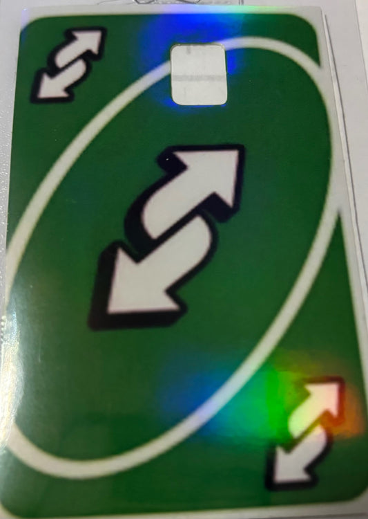 Uno card reverse green 