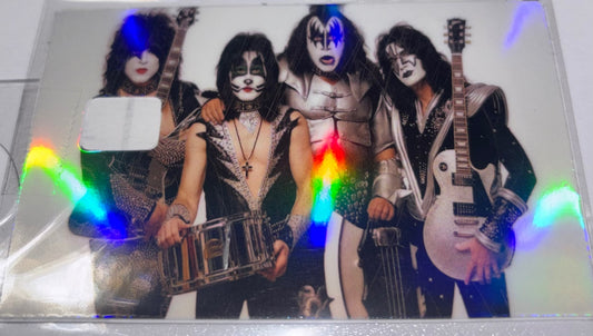 Kiss white background 