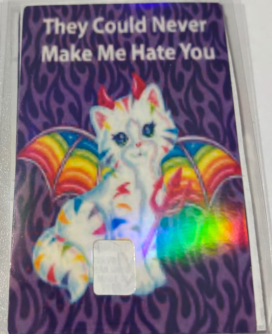 Lisa frank cat w wings 