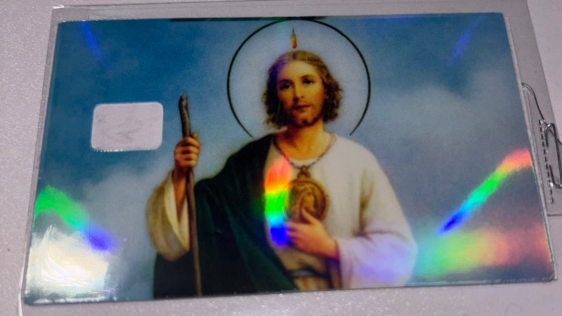 Jesus blue w cane 