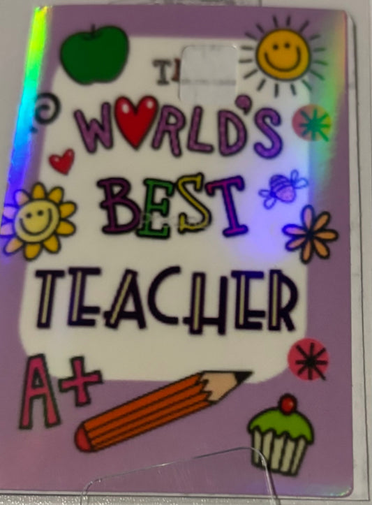 World’s best teacher 