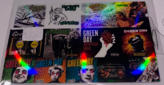 Green Day album collage 