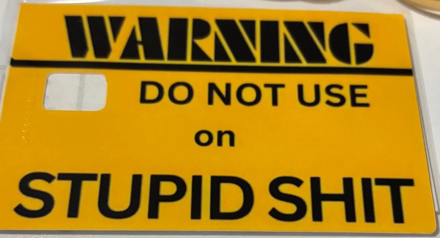 Warning stupid shit 