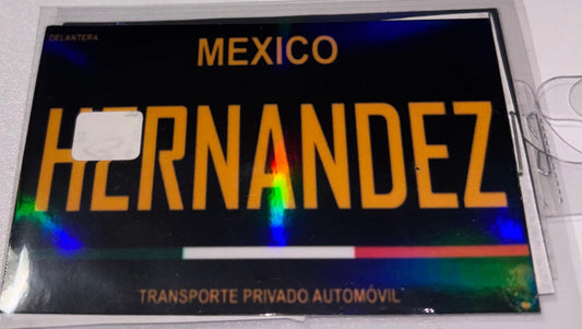 Hernandez license plate 