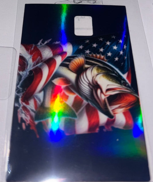Fish and flag