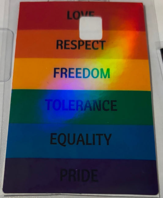 Pride and respect 
