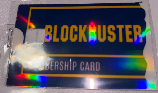 Blockbuster card