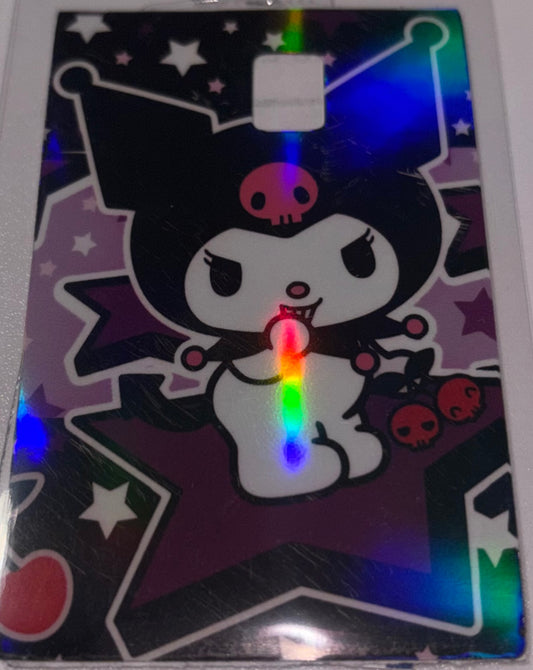 Kuromi black n purple star 
