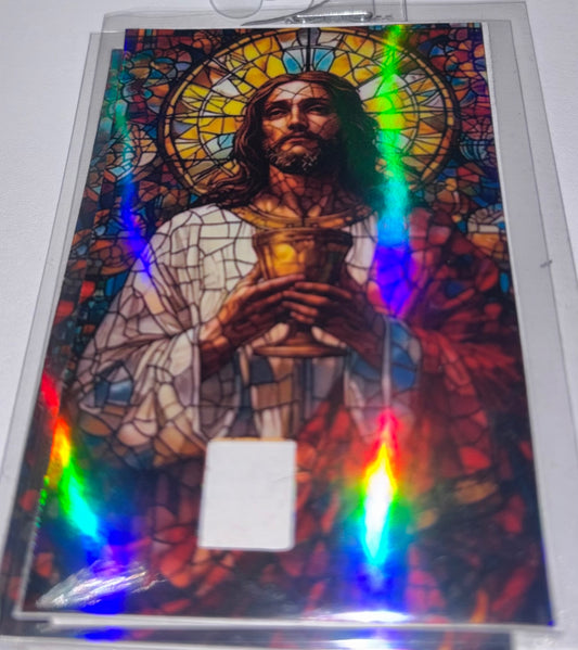 Jesus stained glass 