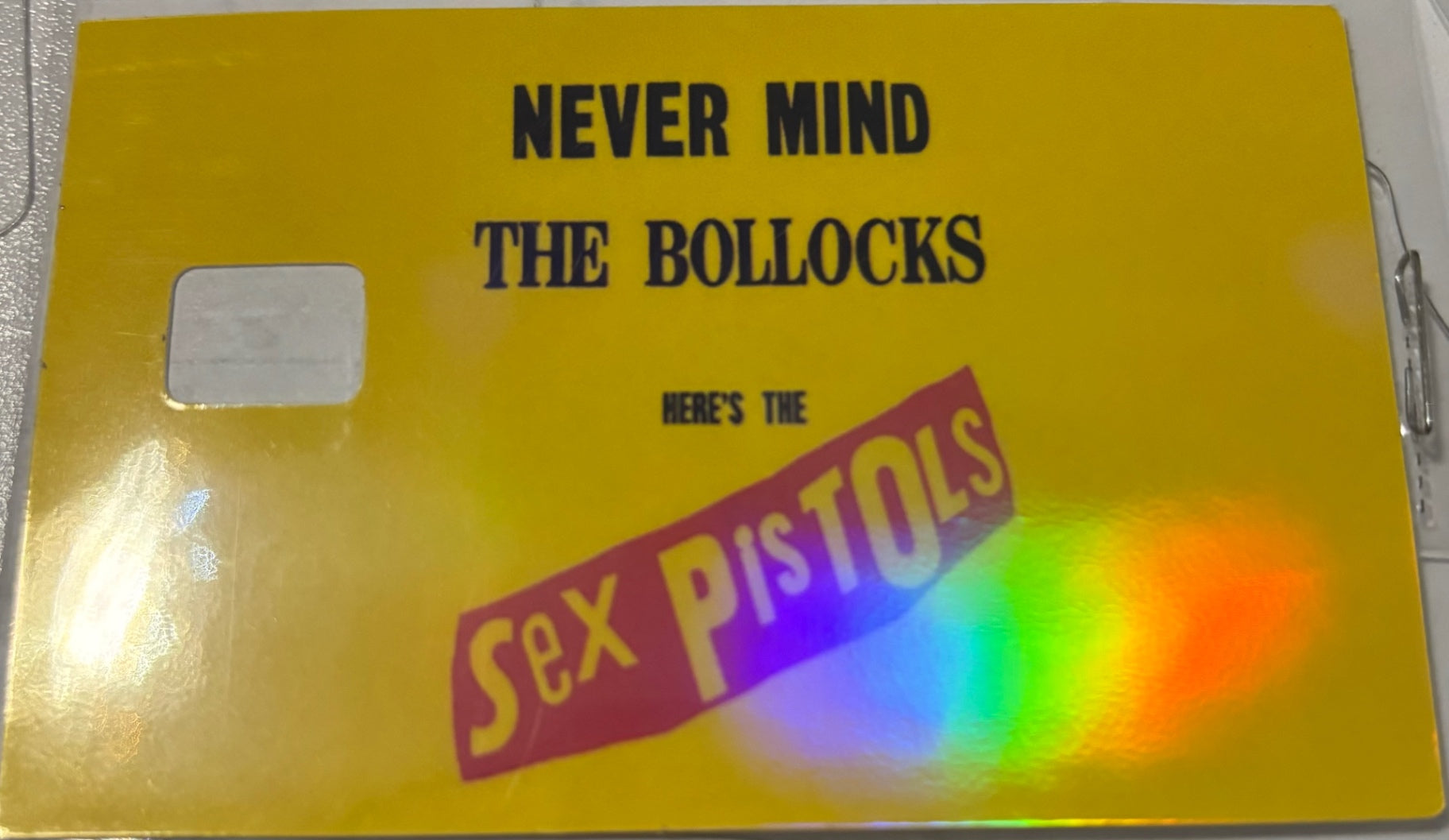 Sex Pistols never mind 