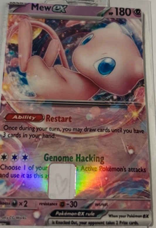 Pokemon pink mew card