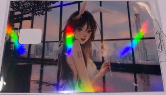 K-pop bunny ears girl 