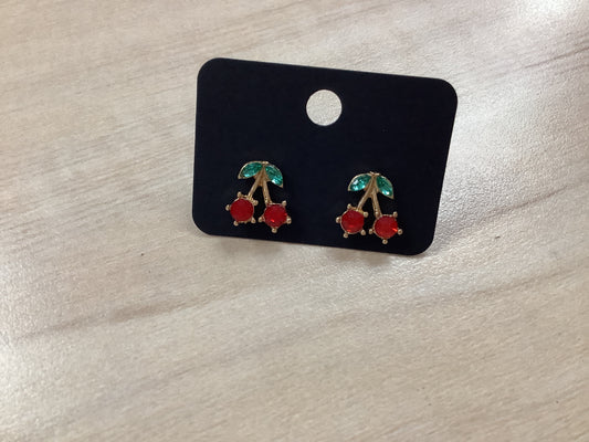 Cherry Stud Earrings
