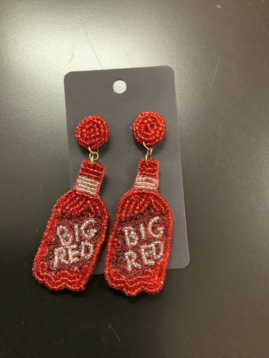 Big Red Earrings