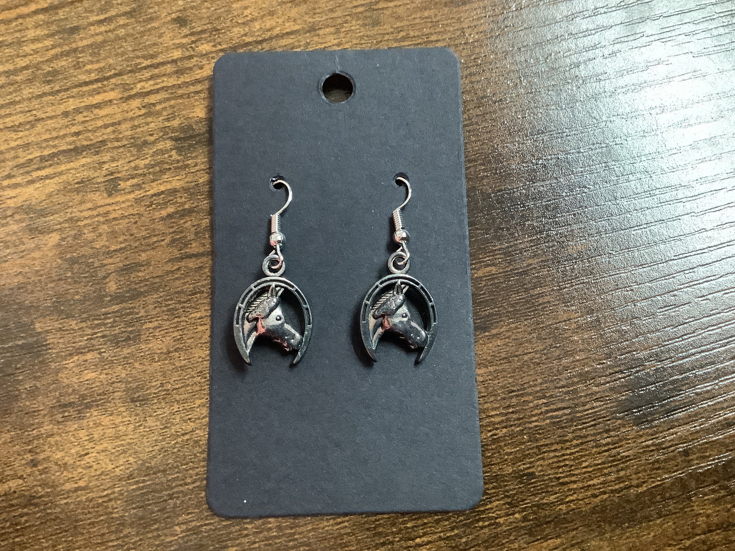 Horseshoe Dangle Earrings