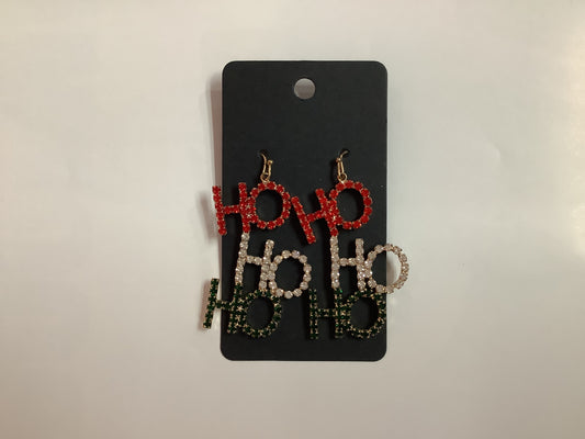 Ho Ho Ho Christmas Earrings
