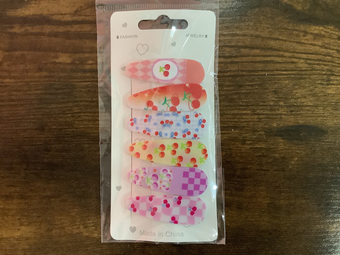 Cherry Hair Clips