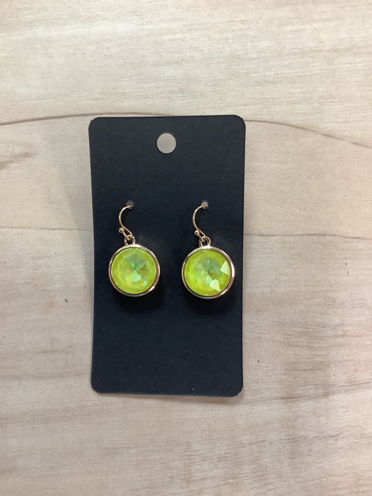 Yellow Dangle Earrings