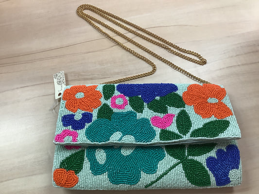 Beaded Purse with chain Strap
