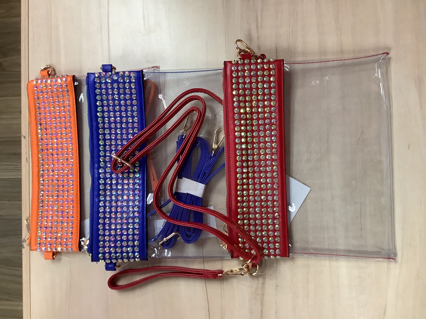 Clear Crossbody/Wristlet Purse