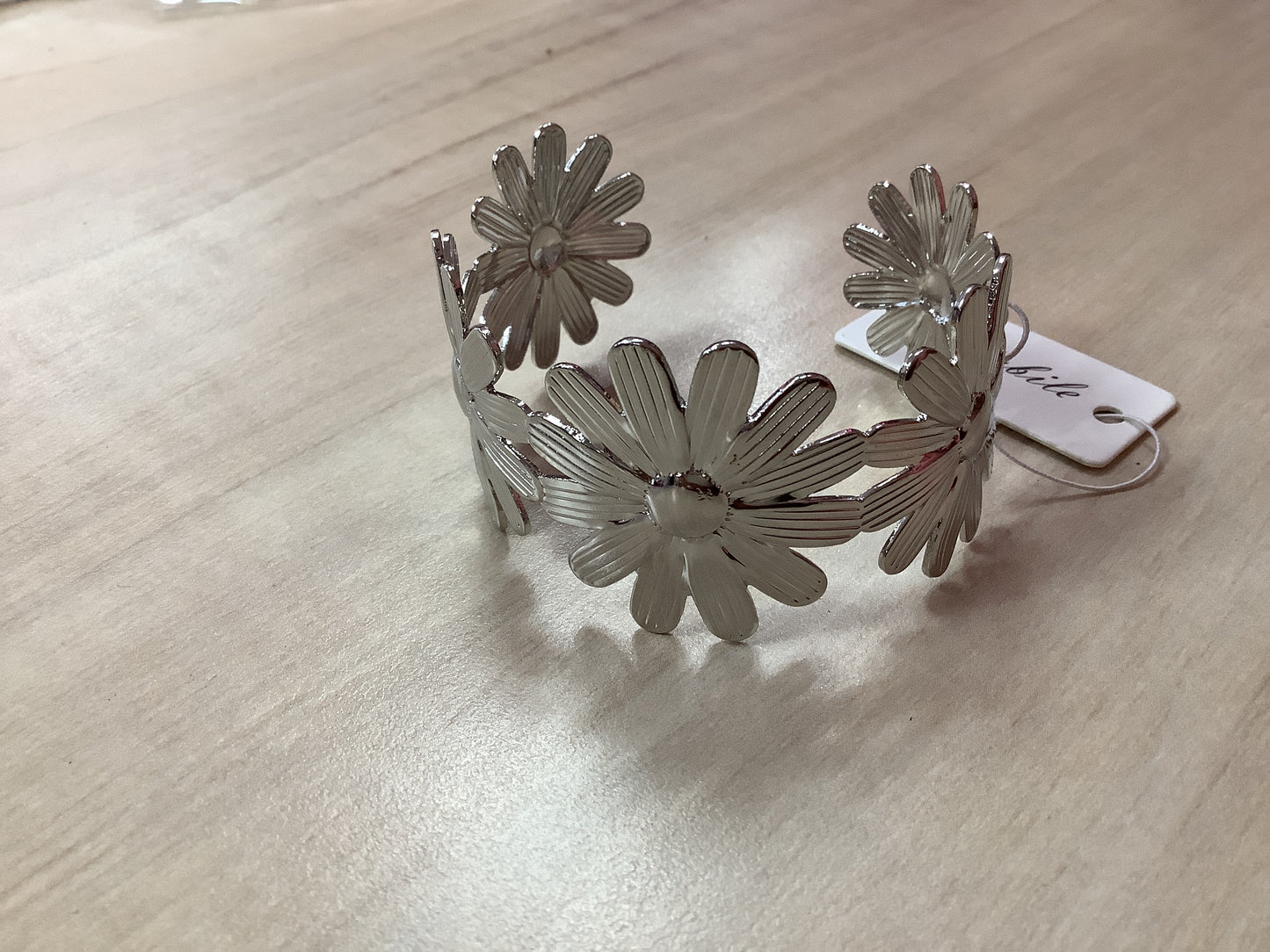 Silver Flower Bracelet