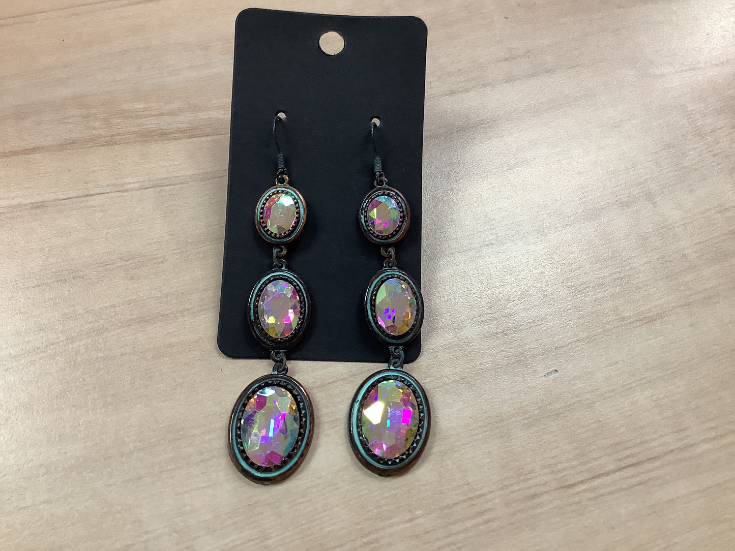 Rustic Look Layered Earrings